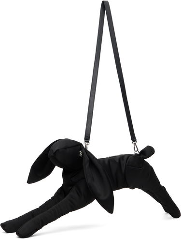 Skuldertaske Simone Rocha Simone Rocha Satin Hare Crossbody Bag Sort | BAG197B 0812, 2