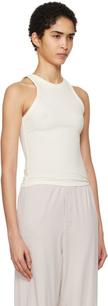 Tanktop SKIMS Jersey Crew Neck Tank Top Hvid | TP-TNK-5516W, 1