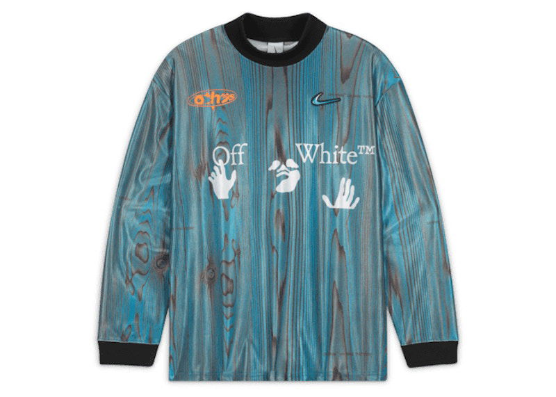 Jersey Off-White Nike x 001 Soccer Jersey (Asia Sizing) Blue Grøn | DN1701-411