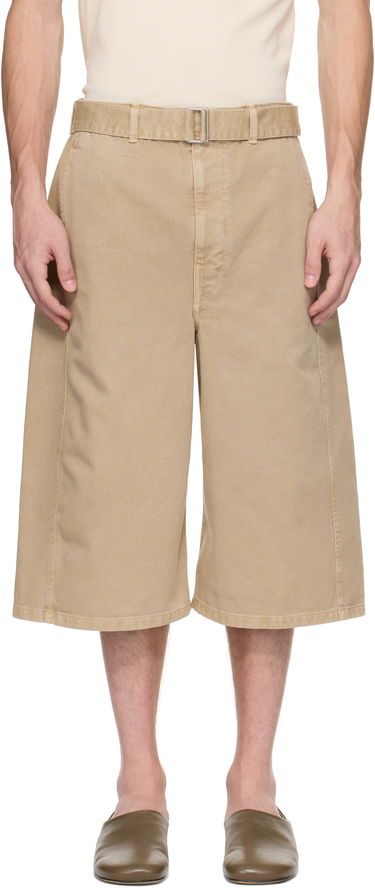 Shorts LEMAIRE Lemaire Twisted Denim Shorts Beige | PA1107 LD1042, 0