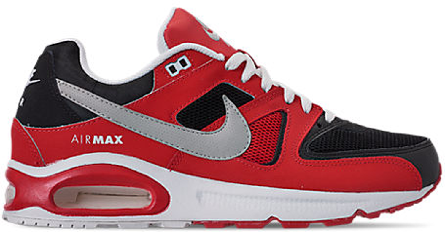 Sneakers og sko Nike Air Max Command Black Silver Red Rød | 629993-039, 0