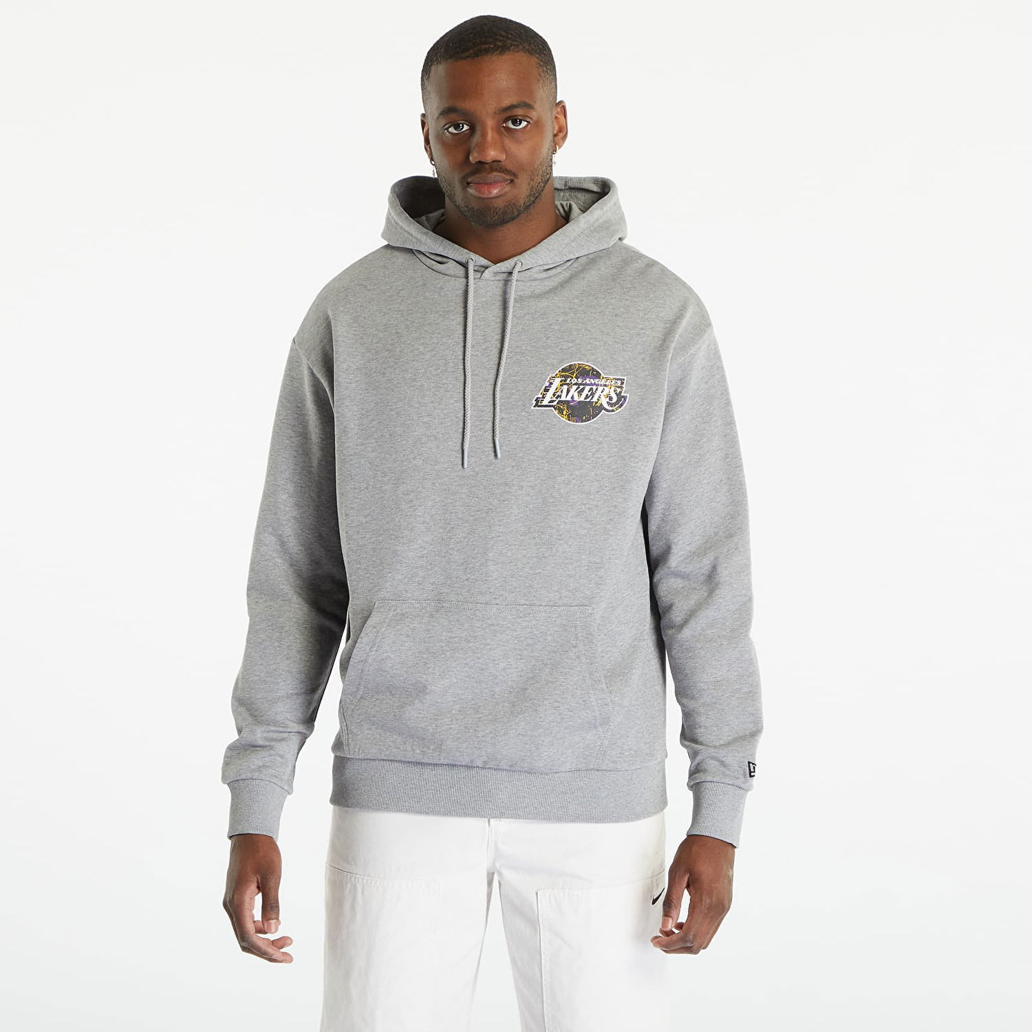 Sweatshirt New Era Official Sweatshirt LA Lakers NBA Infill Team Logo Grå | 60332147, 0