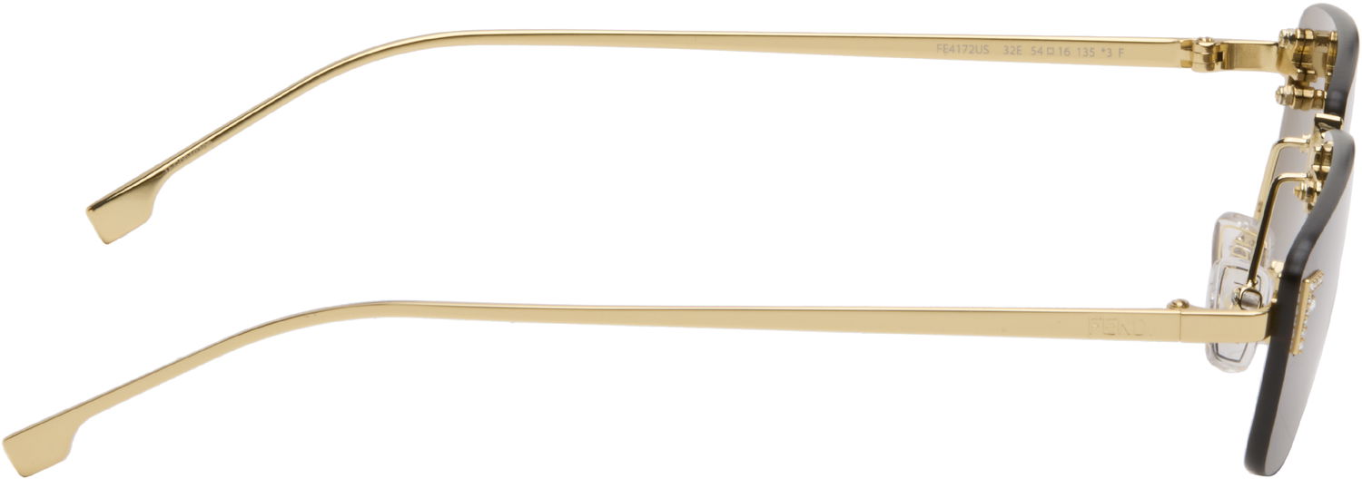 Solbriller FENDI Fendi First Crystal Sunglasses Brun | FE4172US@5432E 840126860528, 1