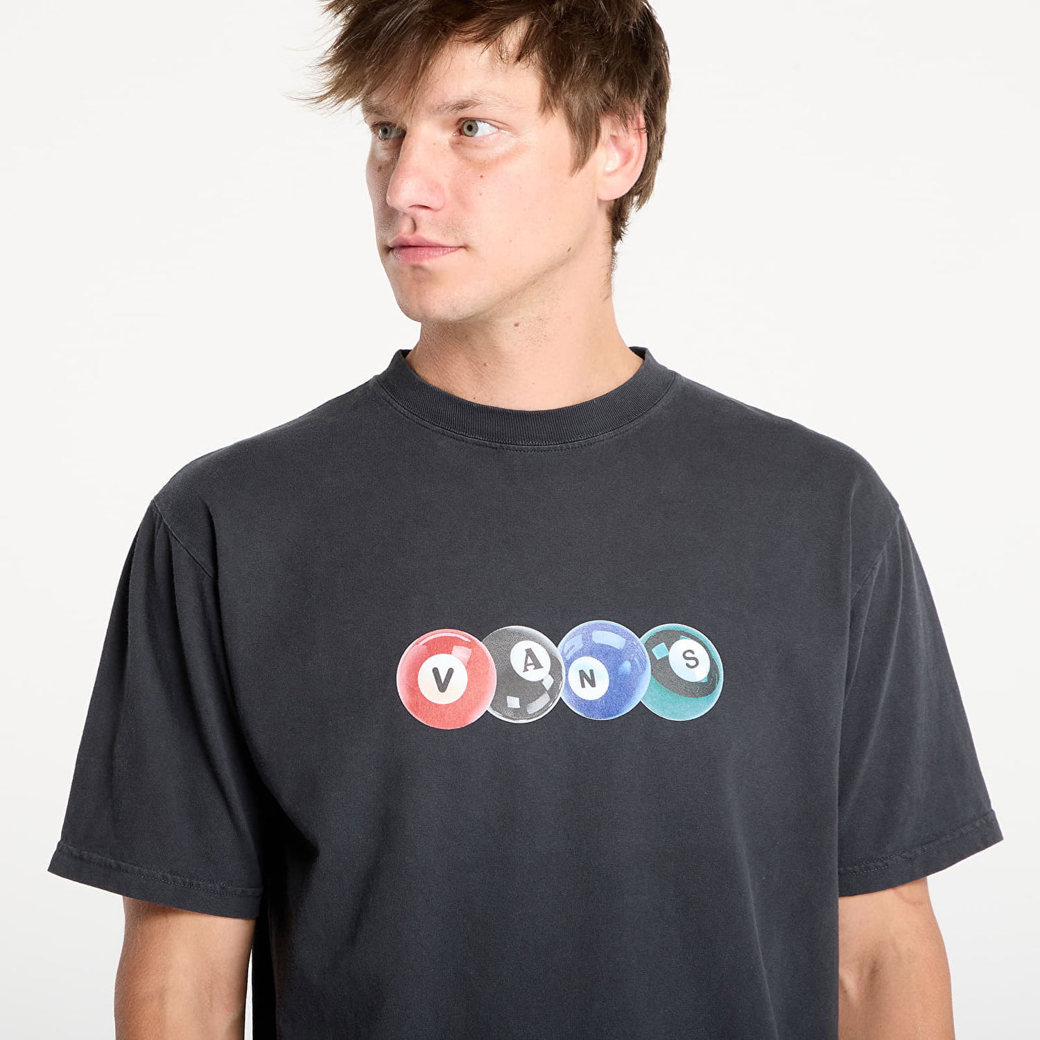 T-shirt Vans Vans Backspin T-Shirt Sort | VN000PBZBLK1, 1