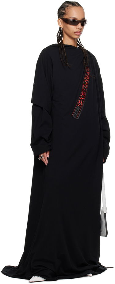 Kjole Jean Paul Gaultier Jean Paul Gaultier Shayne Oliver Edition Maxi Dress Sort | 24/27-F-RO239IPJ062-00A, 4