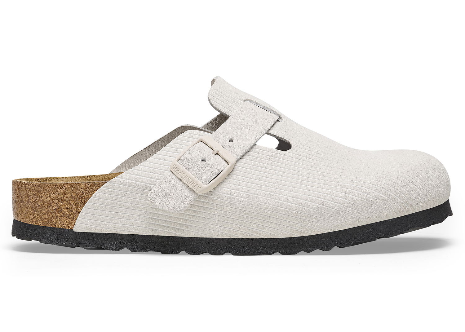 Sneakers og sko Birkenstock Boston Embossed Corduroy Suede "Antique White" Hvid | 1025252/1025270, 0