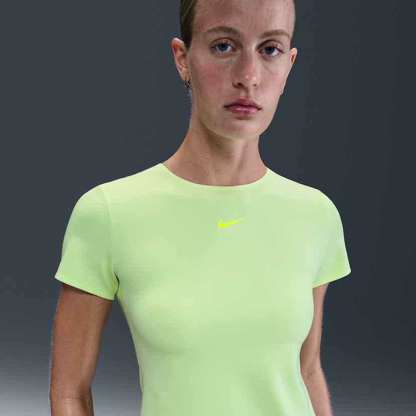 T-shirt Nike Nike Form Short Sleeve T-Shirt Grøn | HQ8079-701