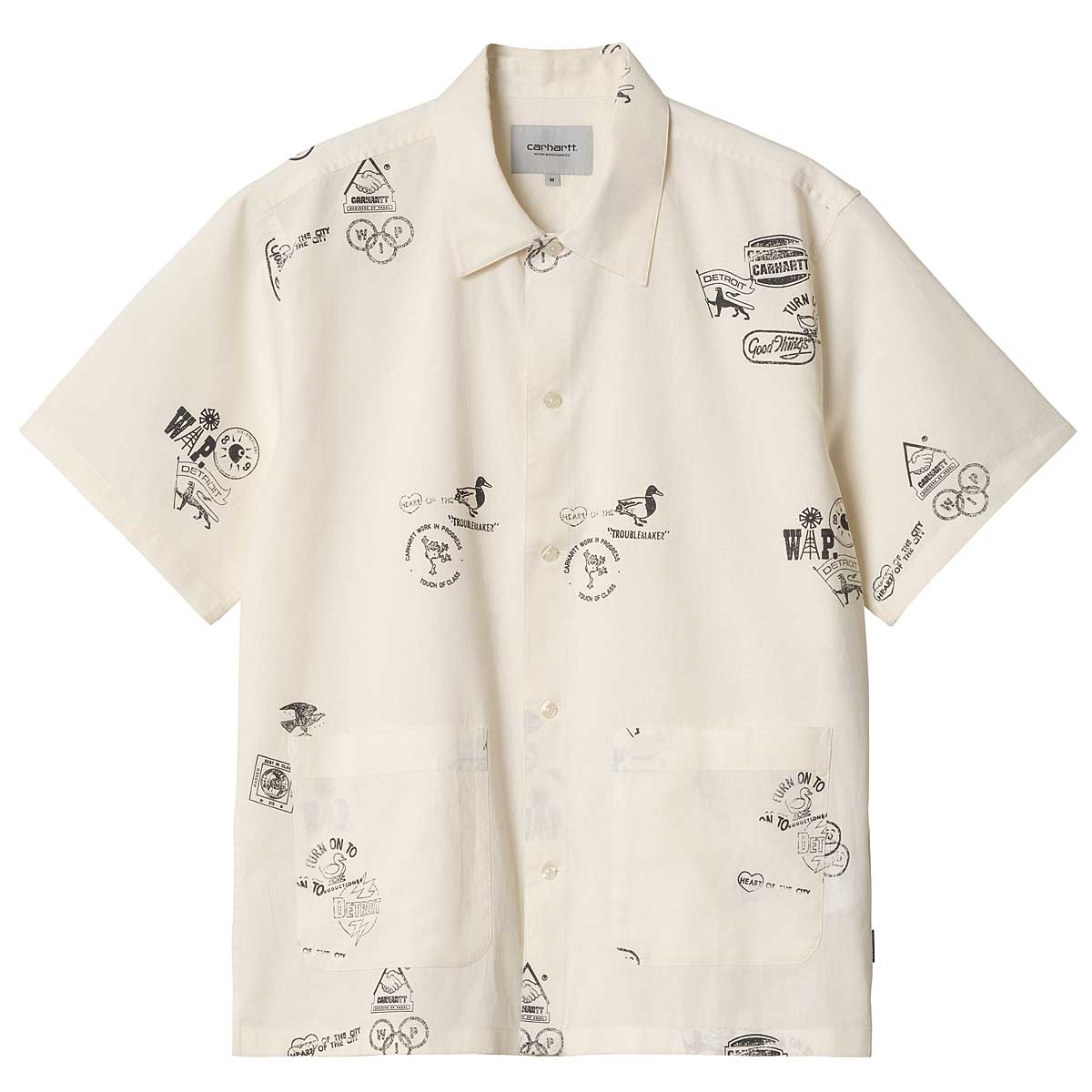 Skjorte Carhartt WIP Stamp Shirt Beige | I033689-2MAXX, 0