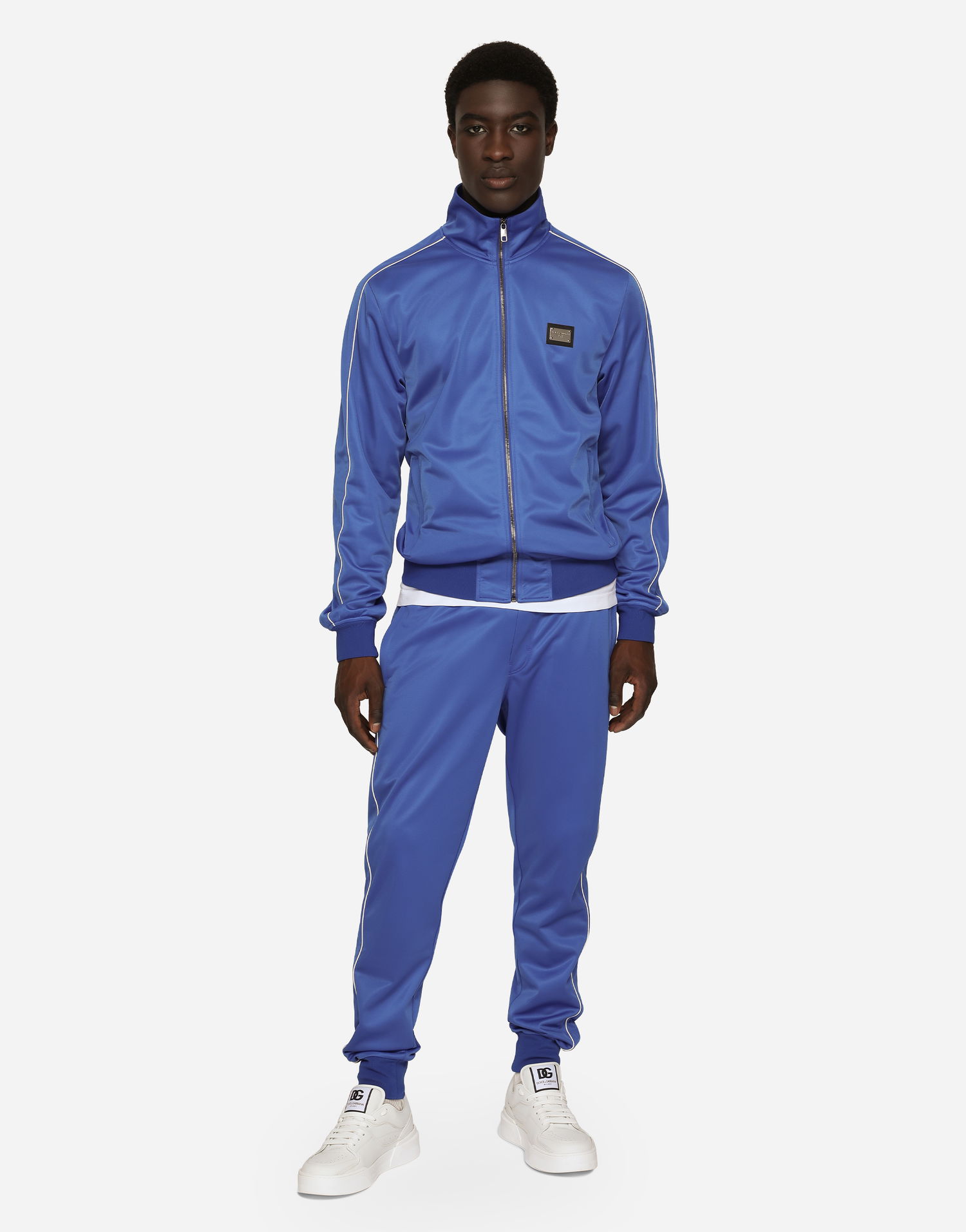 Jakke Dolce & Gabbana Zip-up Triacetate Sweatshirt With Tag Blå | G9AOYTHU7B0BA232, 1