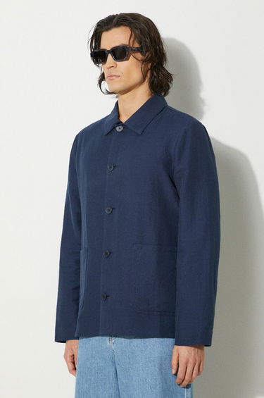 Skjorte A.P.C. Navy Kerlouan Mørkeblå | LIAEO-H03053, 3
