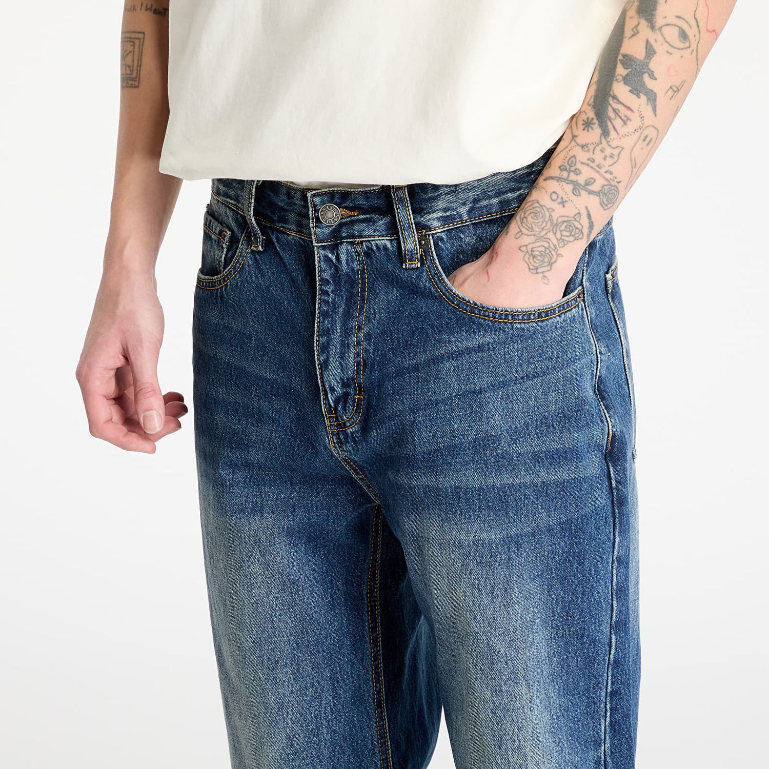 Jeans GUESS Guess Originals Kit Baggy Pants Blå | M5RG51D4XYF-GDWO, 1