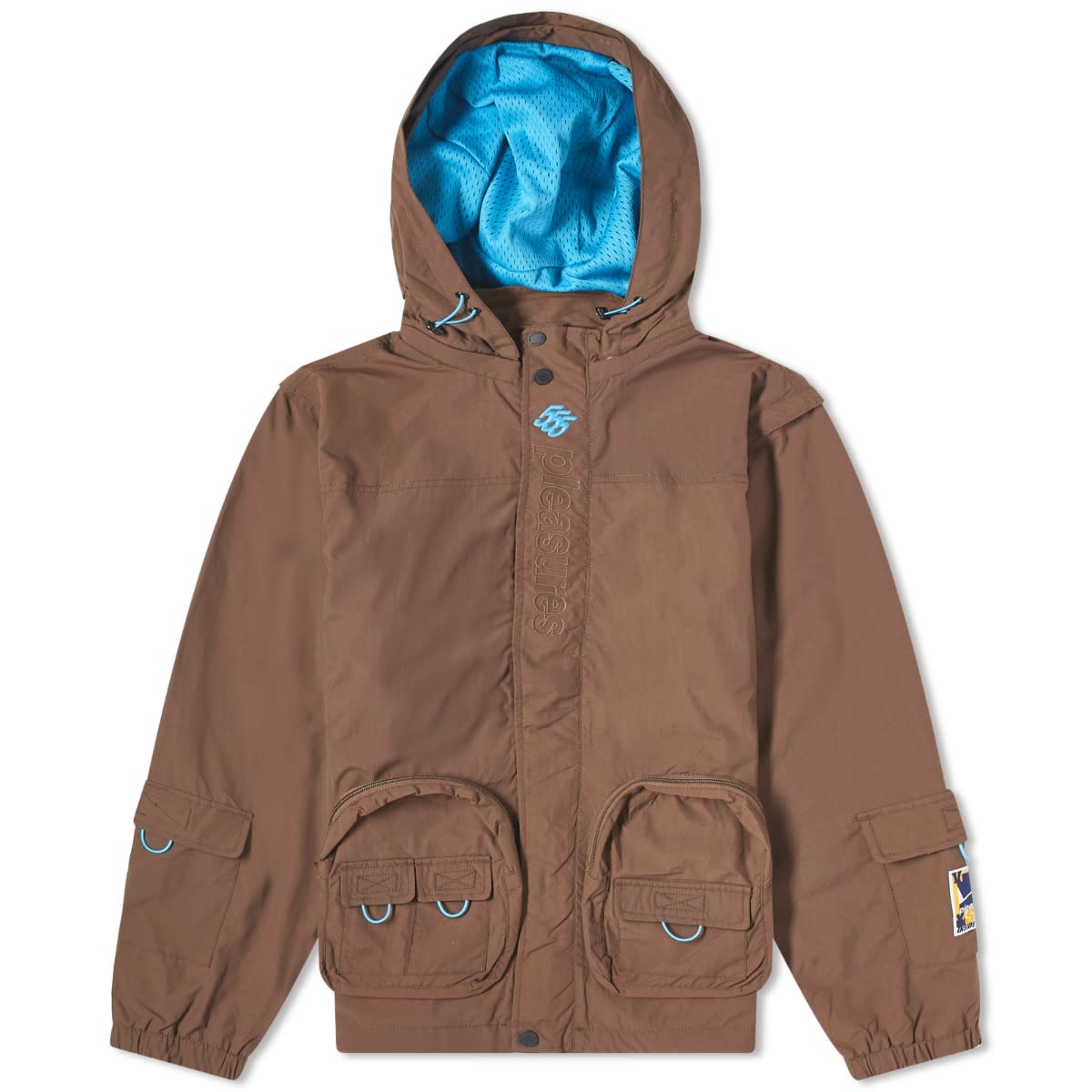 Jakke Pleasures 555 x Triple Modular Jacket Brun | P23555004-COFFEE, 0