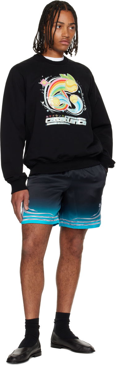 Sweatshirt Casablanca Casablanca Manga Tennis Ball Sweatshirt Sort | M-AW25-JTP-293-02, 3