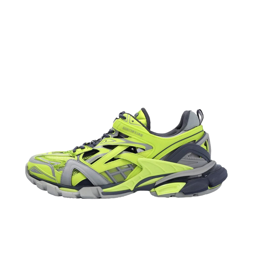 Sneakers og sko Balenciaga Track 2 Acid Green Grey Dark Grey (Women's) Gul | 568615-W3AE2-3512