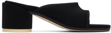 Tøj Maison Margiela MM6 Maison Margiela Scuba Lycra Heeled Sandals Sort | S66WP0086 P5561, 0
