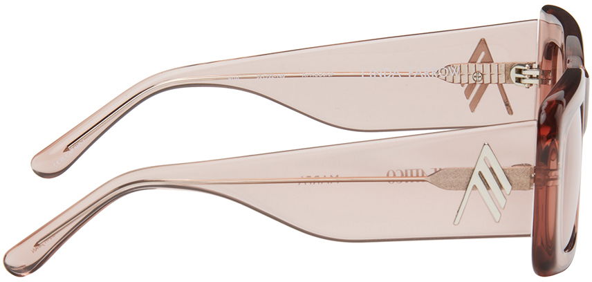 Solbriller The Attico The Attico Linda Farrow Edition Marfa Sunglasses Lyserød | ATTICO3C27SUN, 1