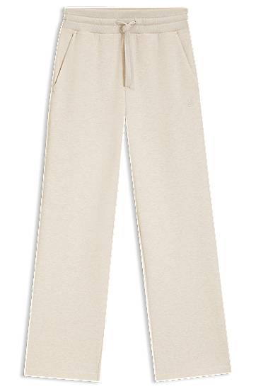 Joggingbukser BOSS Cotton-jersey tracksuit bottoms with Double B monogram Beige | 50524502, 0
