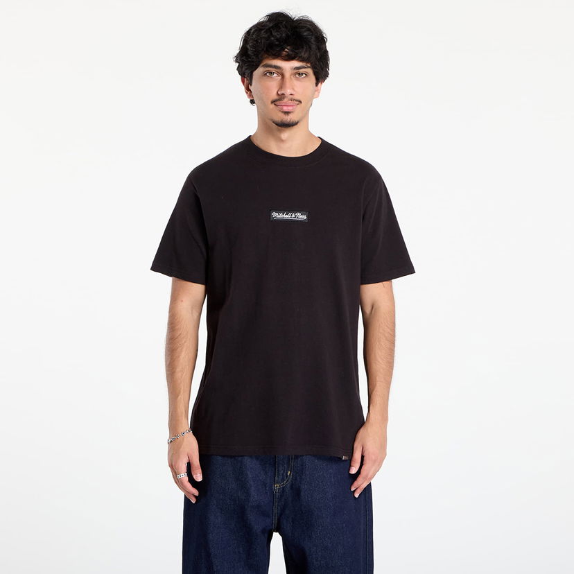 T-shirt Mitchell & Ness Mitchell & Ness Branded Box Logo T-Shirt Sort | SS9609-MNNBLCK