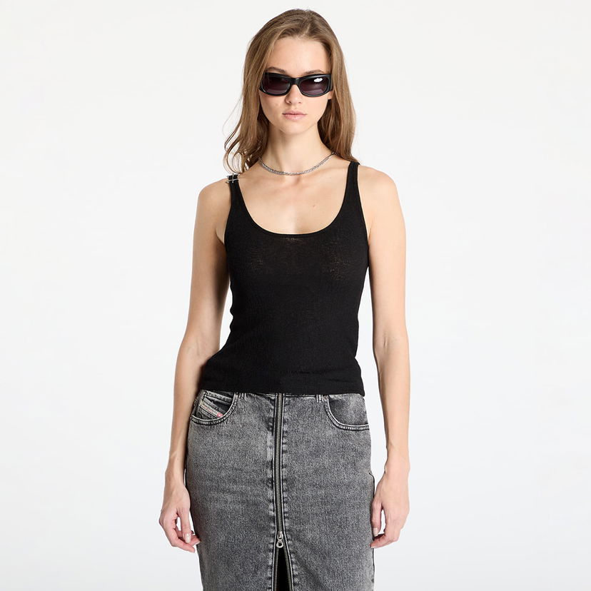 Tanktop HELIOT EMIL HELIOT EMIL Alkali Tank Top Sort | PRESS25_W_09_133_BLK01