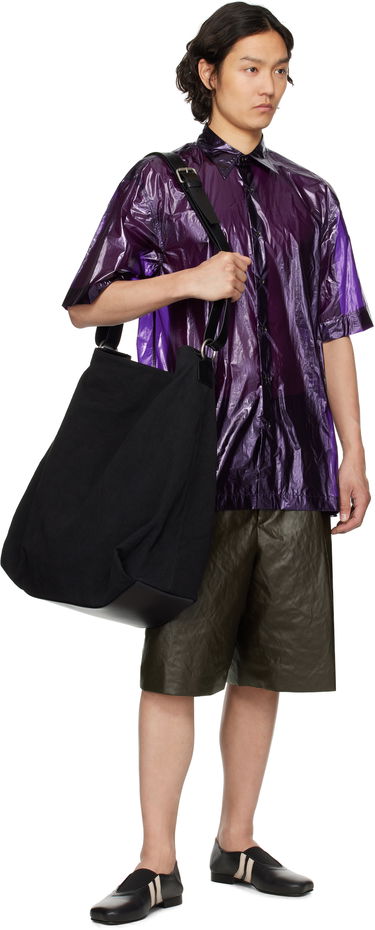 Skjorte Dries Van Noten Dries Van Noten Sheer Short Sleeve Shirt Lilla | 251-020762-1258, 3
