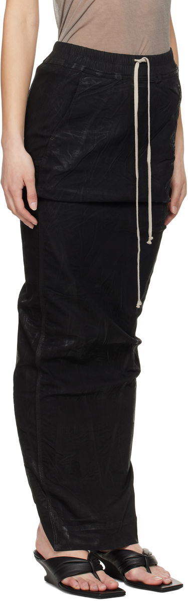 Nederdel Rick Owens Rick Owens DRKSHDW Hollywood Pull On Pillar Denim Maxi Skirt Beige | DS01E3332 SCF, 4