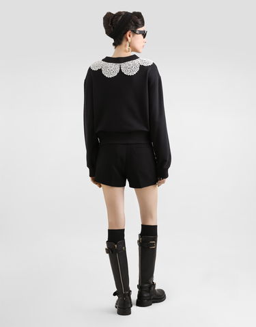 Shorts Dolce & Gabbana Dolce & Gabbana Wool Crepe Shorts Sort | FTDBHTFU2TZN0000, 2