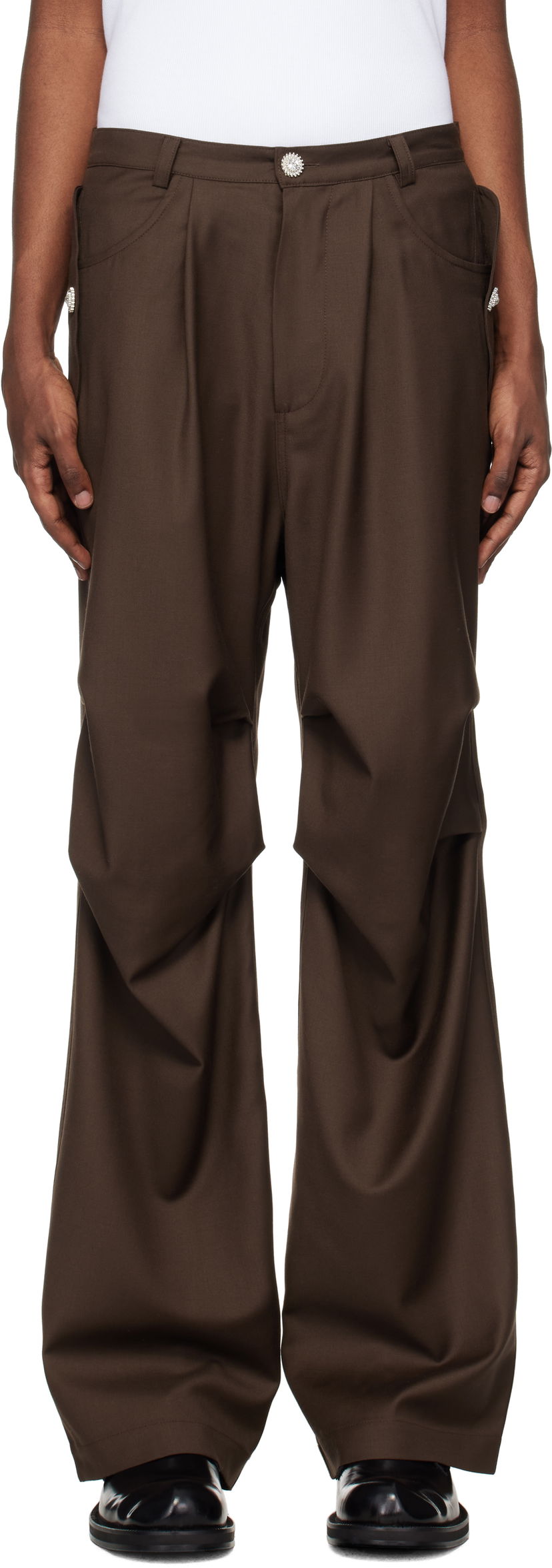 Bukser Bluemarble Parachute Trousers Brun | PA59 WO24B24 BRO