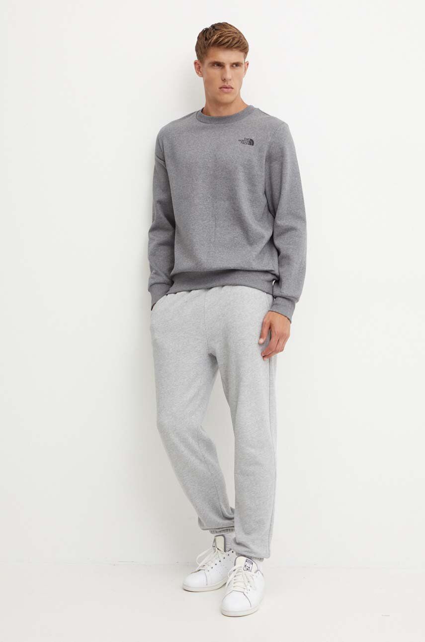 Sweatshirt The North Face Simple Dome Crew Sweatshirt Grå | NF0A89FBDYY1, 1