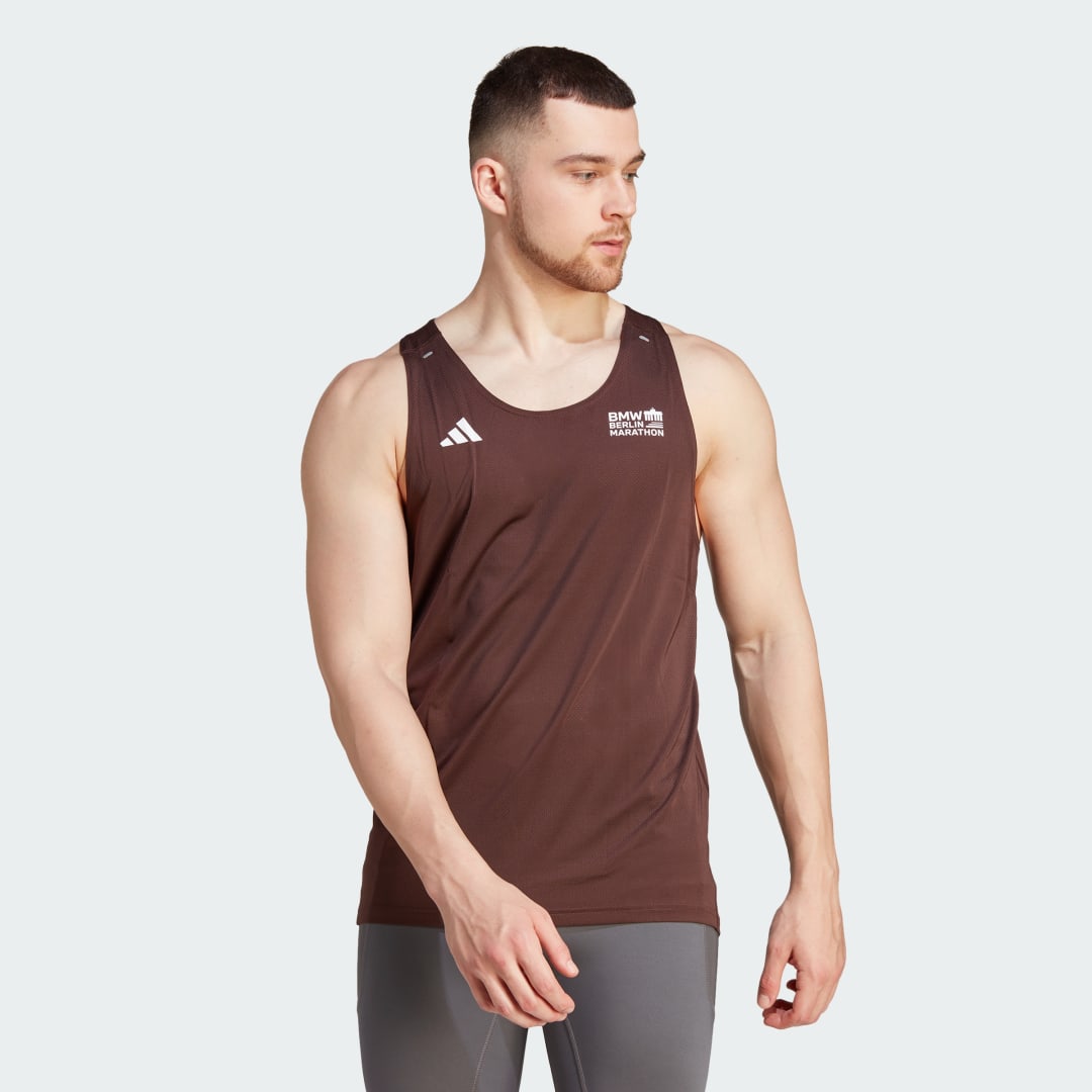 Tanktop adidas Originals BMW Berlin Marathon 2023 Brun | IP3602, 0