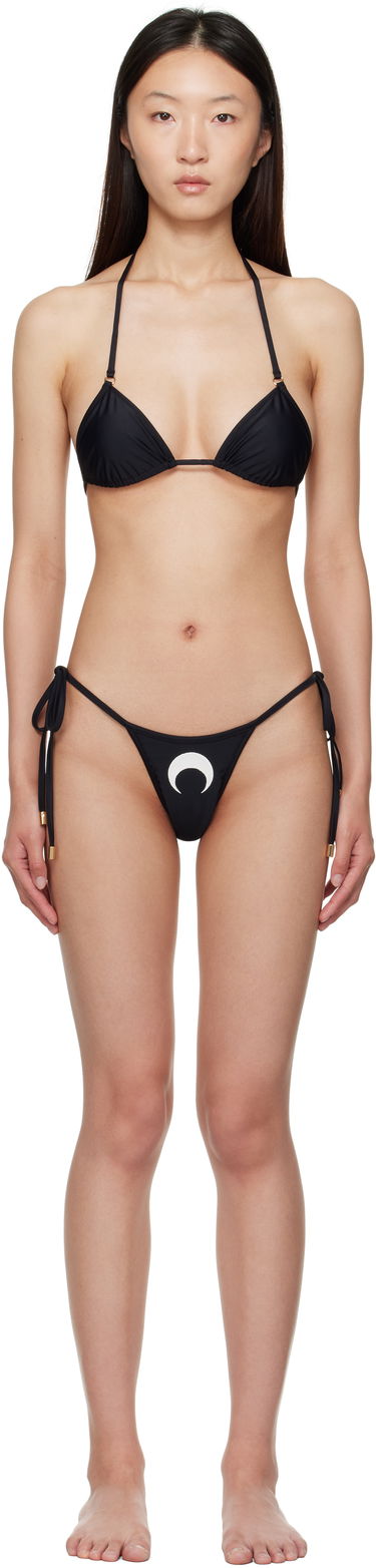 Badetøj Marine Serre Marine Serre Jersey Bikini Sort | WSW011A CJER0061, 0