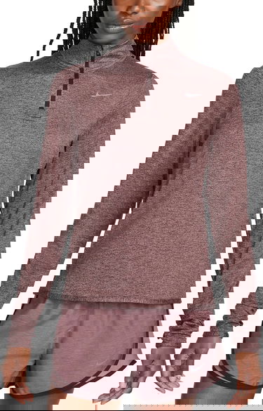 T-shirt Nike W NK SWIFT ELMNT DF UV HZ TOP Bourgogne | fb4316-652, 0