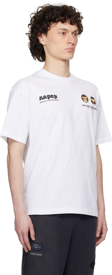 T-shirt AAPE by A Bathing Ape AAPE by A Bathing Ape 'AAPER' Basic T-Shirt Hvid | AAPTEM1675XXNWHX, 1