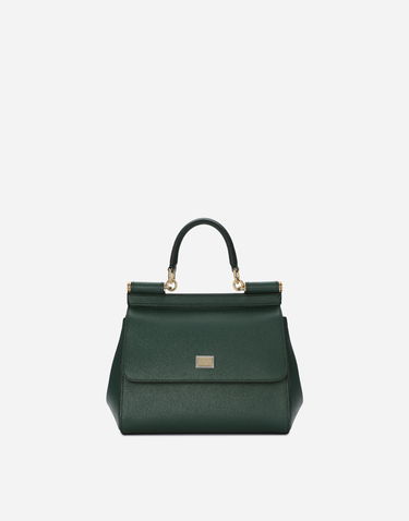 Håndtaske Dolce & Gabbana Dolce & Gabbana Mini Dauphine Handbag Grøn | BB6003B100187399, 0
