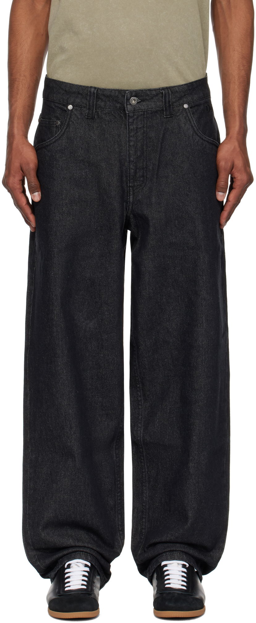 Jeans Dime Dime Classic Baggy Jeans Sort | DIME2SP2510BLK
