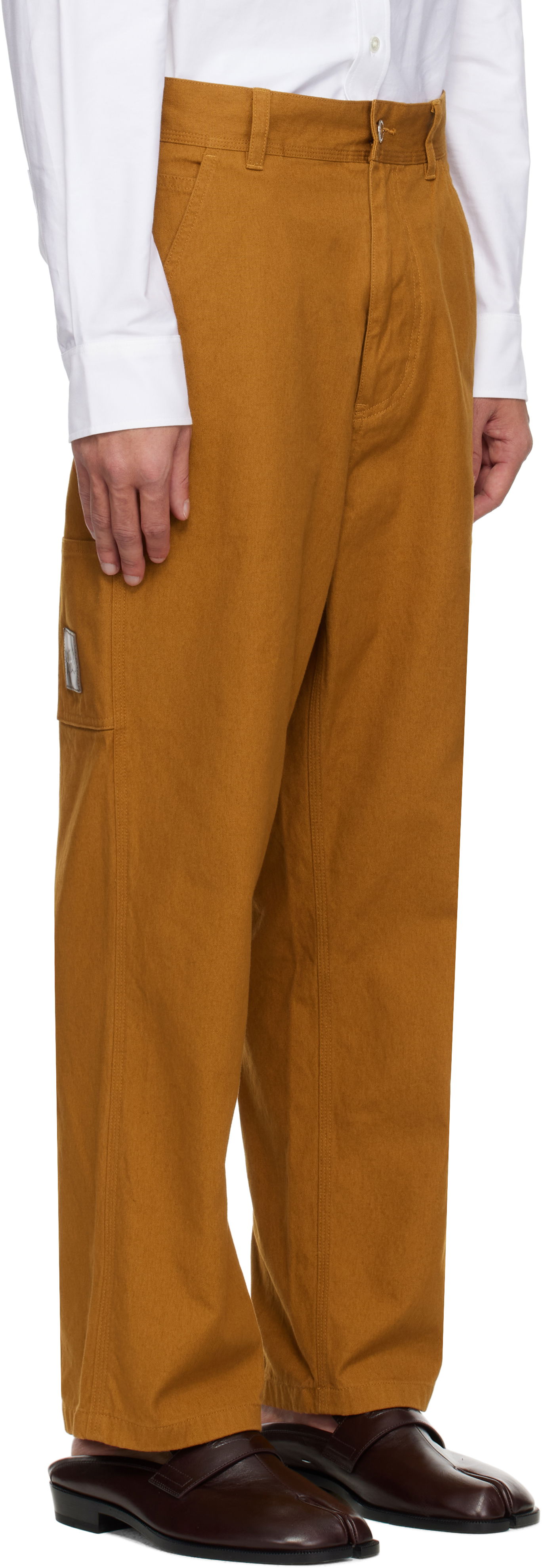 Bukser BAPE BAPE Work Trousers Brun | 001PTK801316M, 1