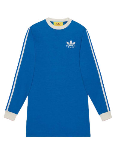 T-shirt Gucci adidas x T-Shirt Dress Blå | 693537 XJEBS 4153