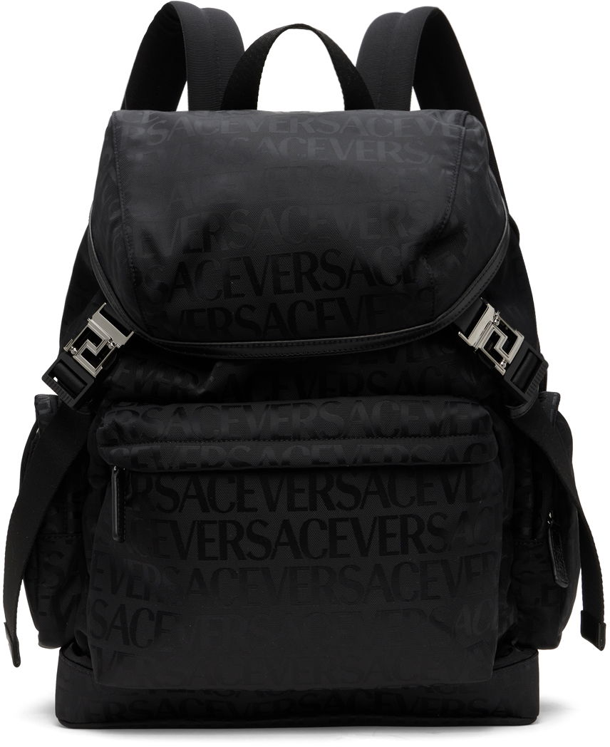 Rygsæk Versace '' Allover Neo Sort | 1009693_1A07040, 0