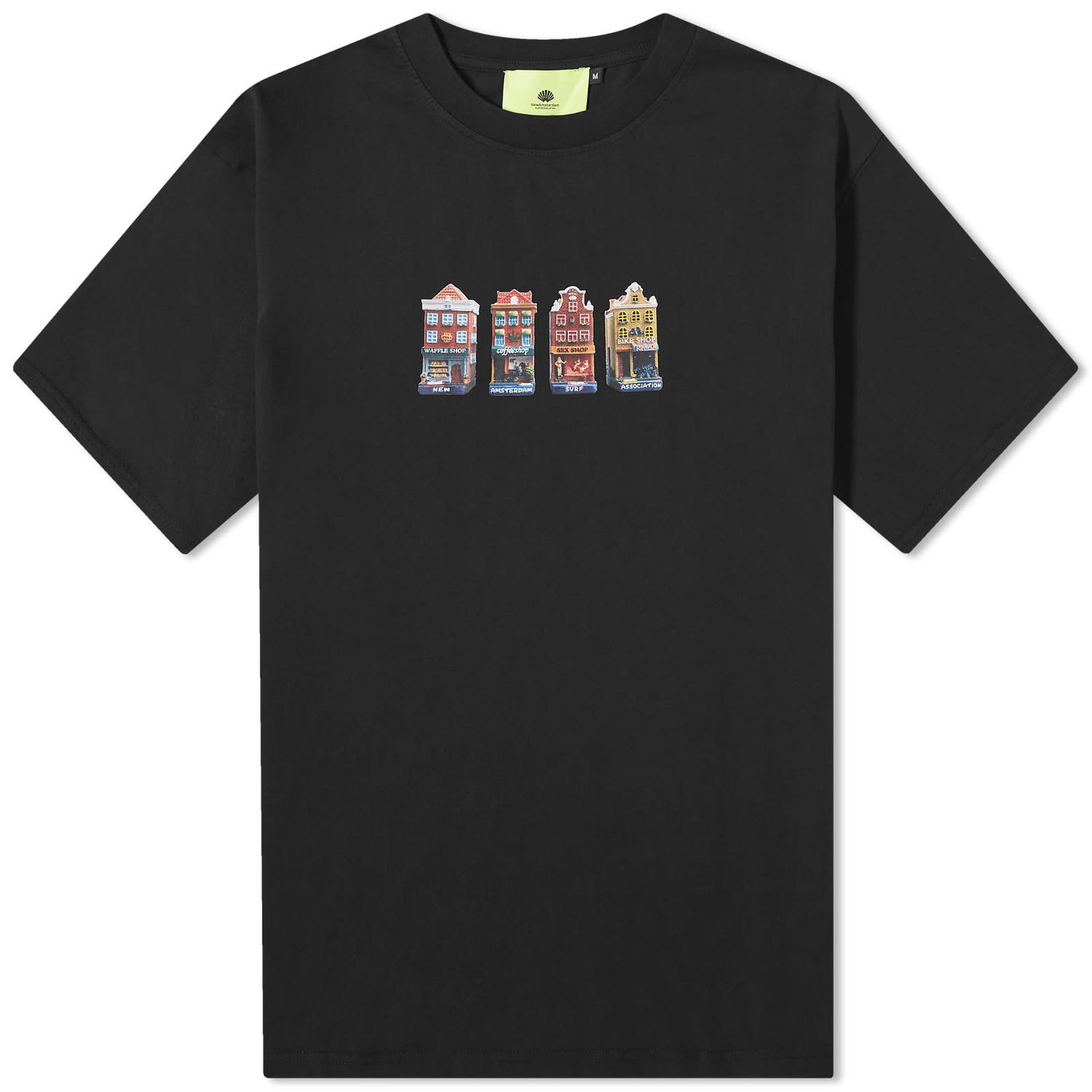 T-shirt New Amsterdam Surf Association Souvenir T-Shirt Sort | 2401105001, 0