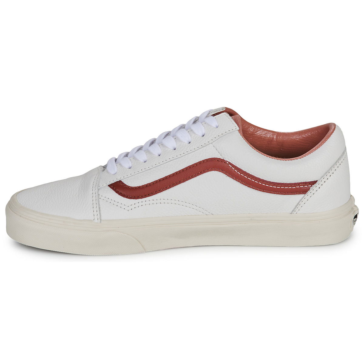 Sneakers og sko Vans Shoes  Old Skool PREMIUM LEATHER RUSSET BROWN Hvid | VN0007NT7BF1, 0