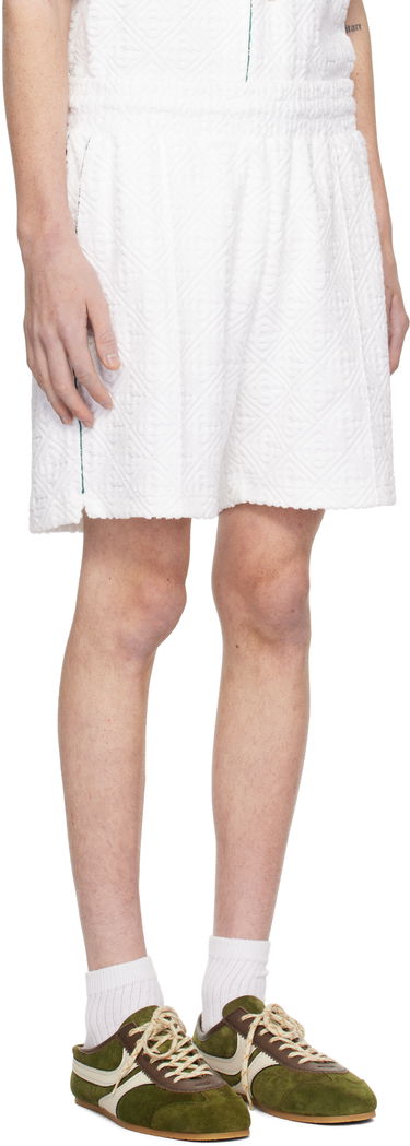 Shorts Casablanca Monogram Towelling Shorts Hvid | MPS25-JTR-113-02, 1
