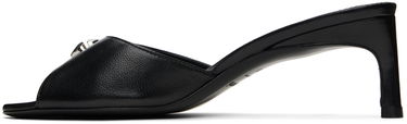 Sneakers og sko Coperni Logo Detail Mules Sort | COPSH49477, 2