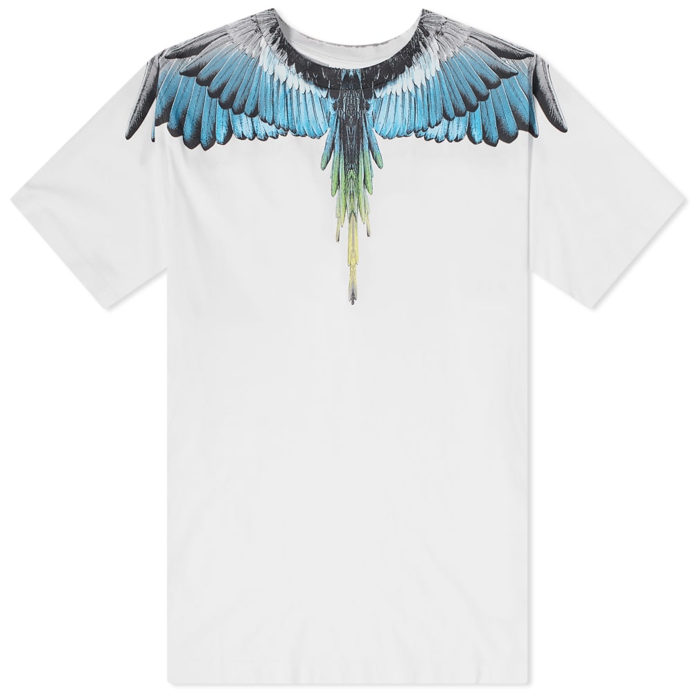 T-shirt Marcelo Burlon Wings Tee Hvid | CMAA018F21JER0010140, 0