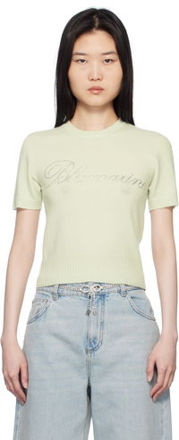 Blumarine Cashmere Cropped Sweater
