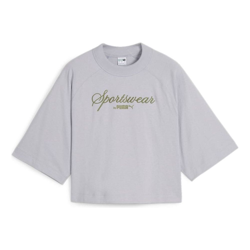 Crop top Puma Classics+ Oversized T-Shirt Lilla | 624271-63, 0