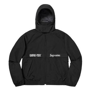 Vindjakke Supreme GORE-TEX Court Jacket Sort | SUP-FW18-563