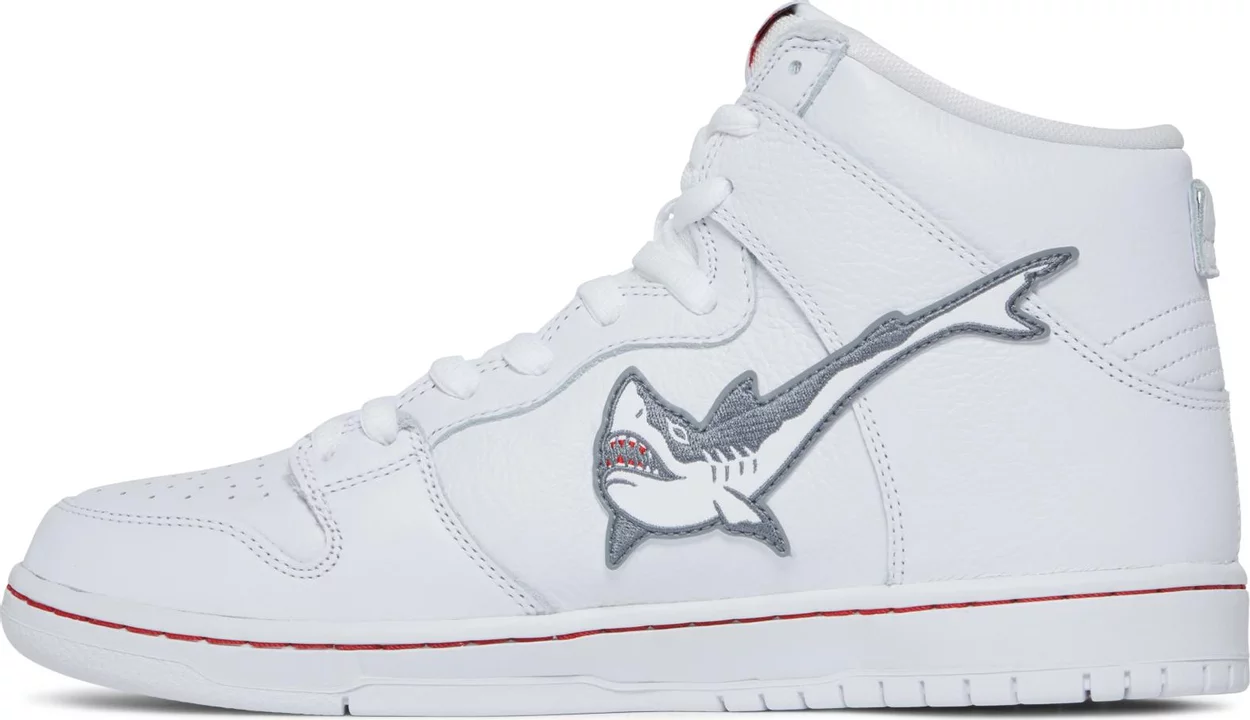 Sneakers og sko Nike SB Oski x Dunk High SB "Great White Shark" Hvid | DC8908-105, 1