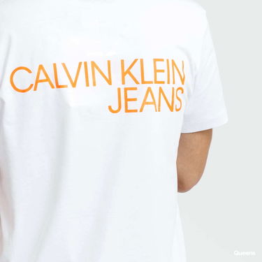 T-shirt CALVIN KLEIN Monogram Clear Hvid | J30J317507 YAF, 2