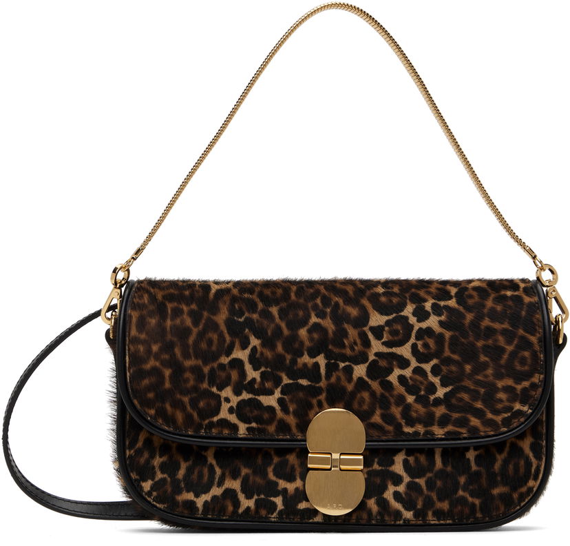 Skuldertaske A.P.C. A.P.C. Grace Chain Shoulder Bag Brun | PXCAU-F61882