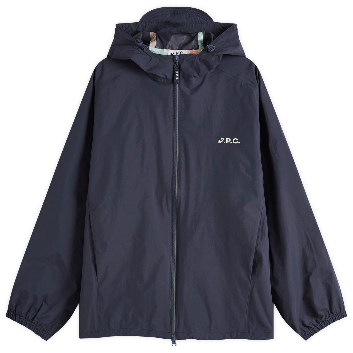 Vindjakke A.P.C. Men's Meadow Water Repellant Jacket Mørkeblå | PSAKM-M32001-IAK, 1