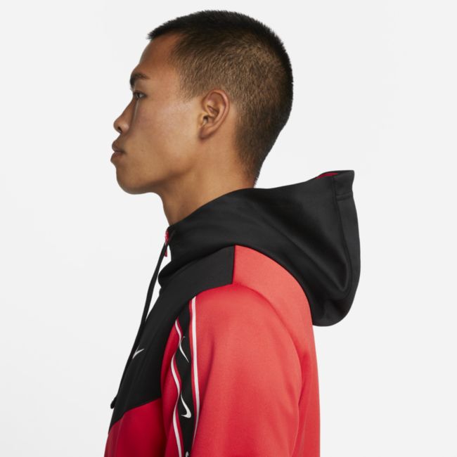 Sweatshirt Nike Sportswear Repeat Full-Zip Hoodie Rød | DX2025-696, 1